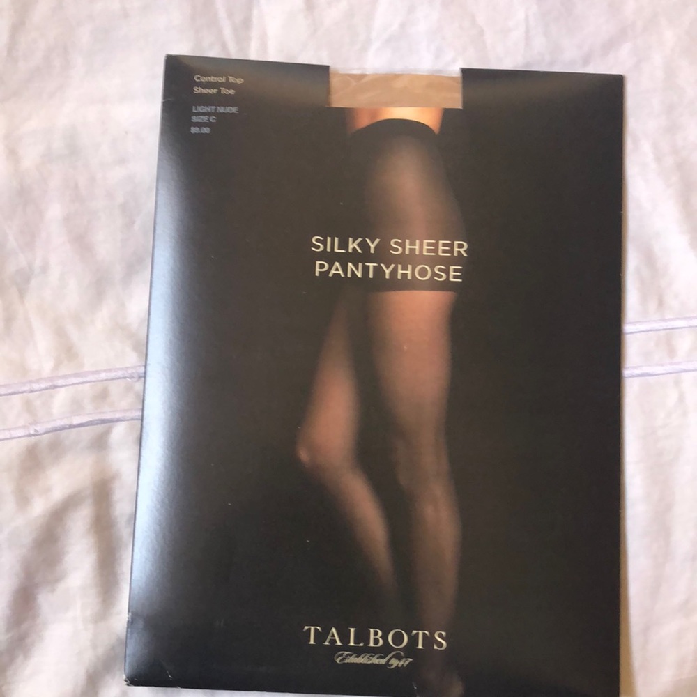 Talbots sheer pantyhose